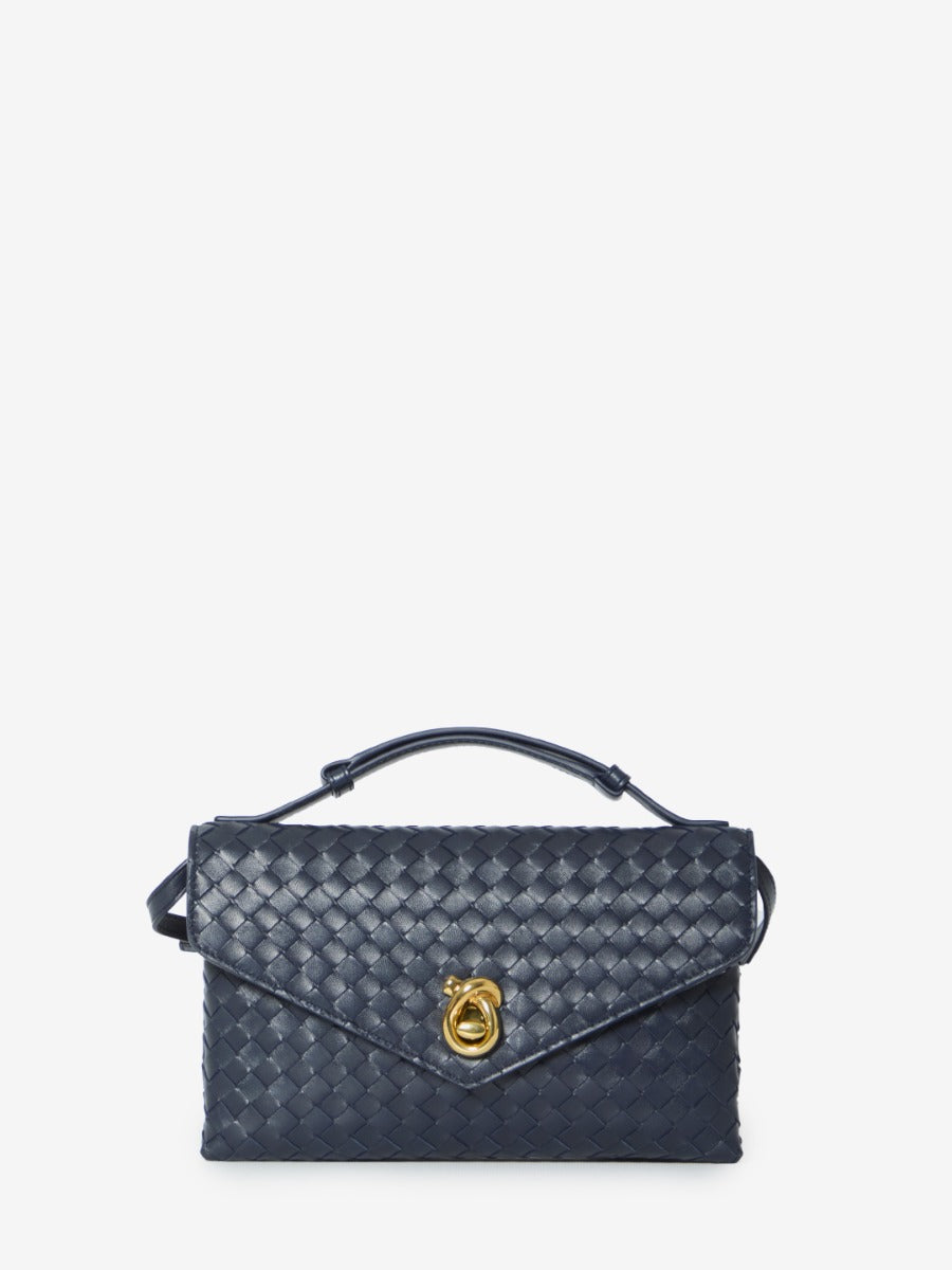 BOTTEGA VENETA OS midnight knot lock bag