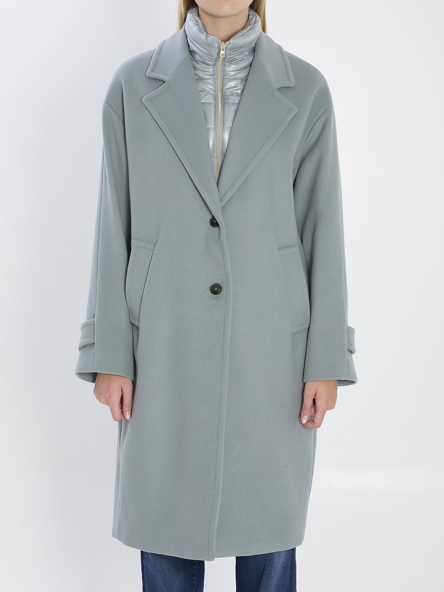 HERNO 40 ultralight wool and nylon coat