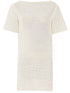 BOTTEGA VENETA M crochet white dress