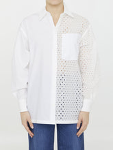 KENZO 34 broderie anglaise cotton shirt