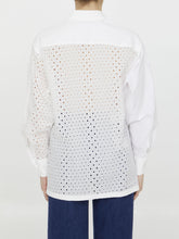 KENZO 34 broderie anglaise cotton shirt