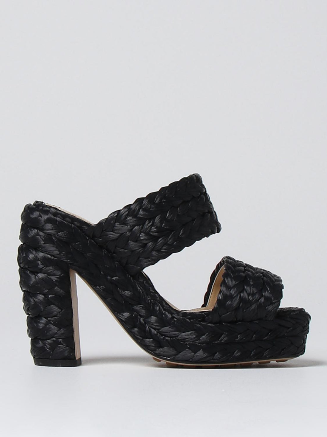 BOTTEGA VENETA 38 sandal in woven raffia