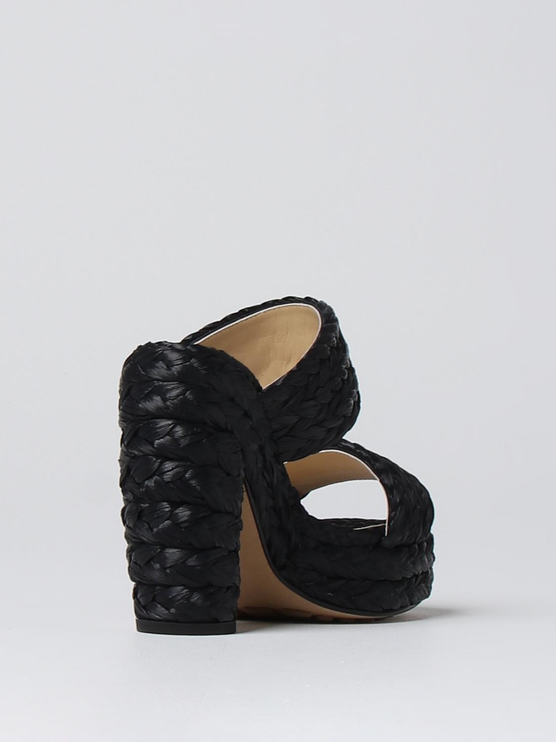 BOTTEGA VENETA 38 sandal in woven raffia