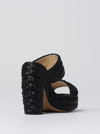 BOTTEGA VENETA 38 sandal in woven raffia