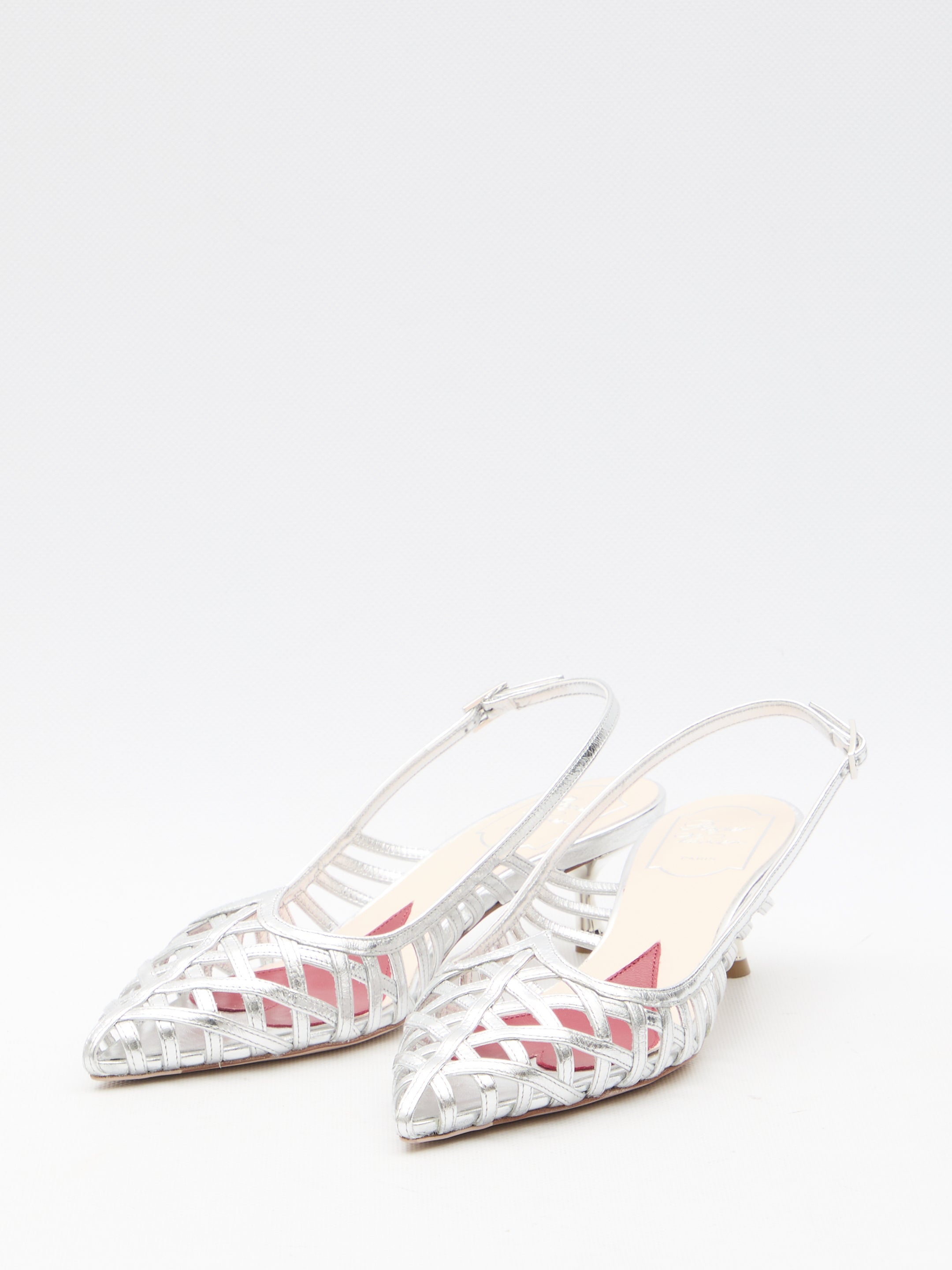 ROGER VIVIER 37½ i love vivier multistrap slingback