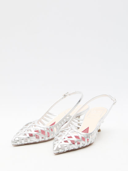 ROGER VIVIER 37½ i love vivier multistrap slingback