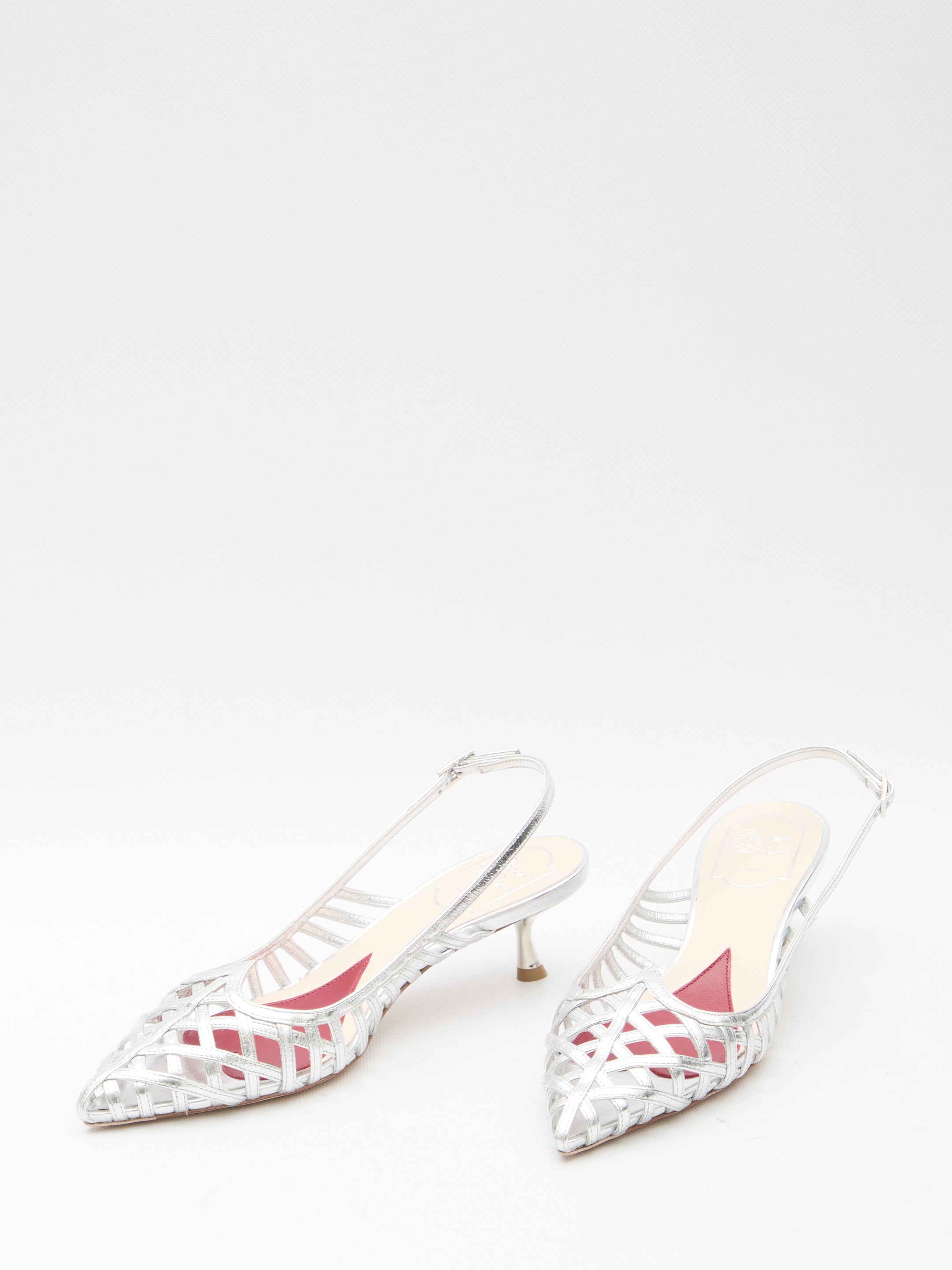 ROGER VIVIER 37½ i love vivier multistrap slingback