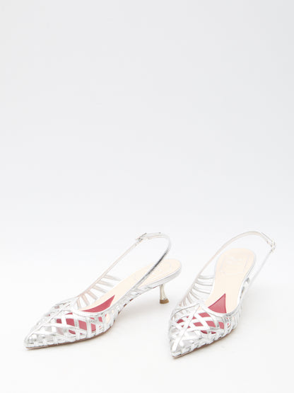ROGER VIVIER 37½ i love vivier multistrap slingback