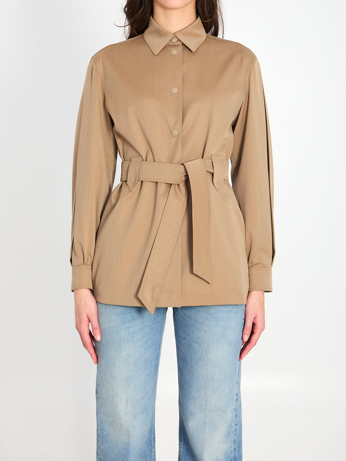 MAX MARA 40 agenzia belted jacket