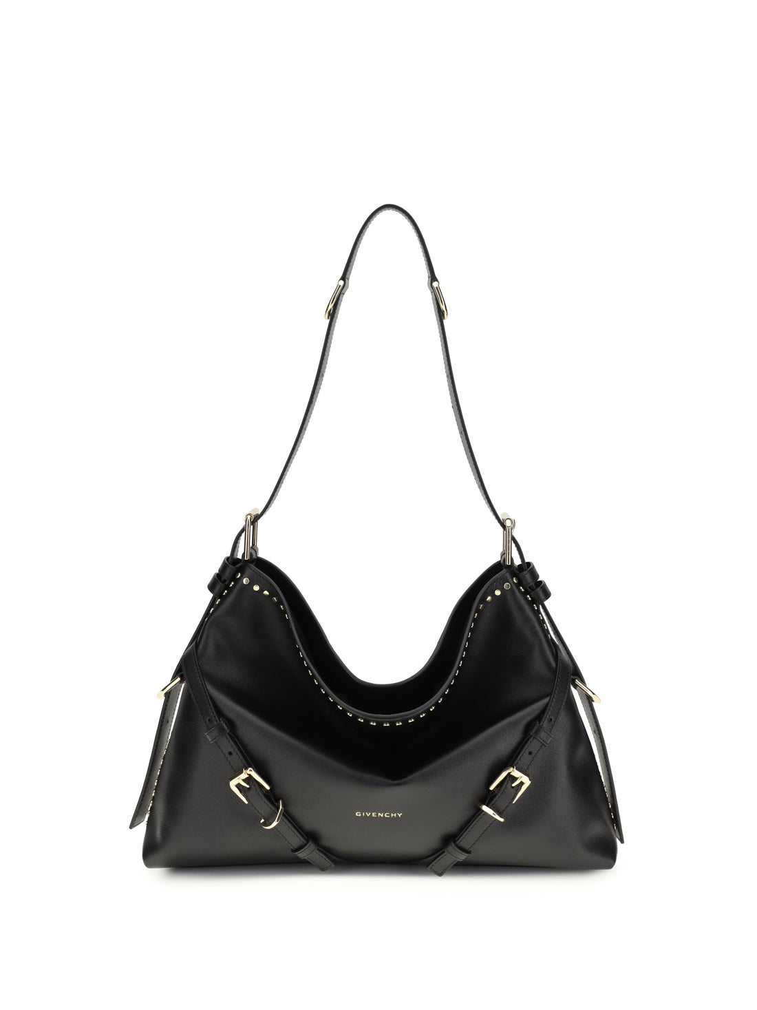 GIVENCHY OS large voyou shoulder bag in shiny leather