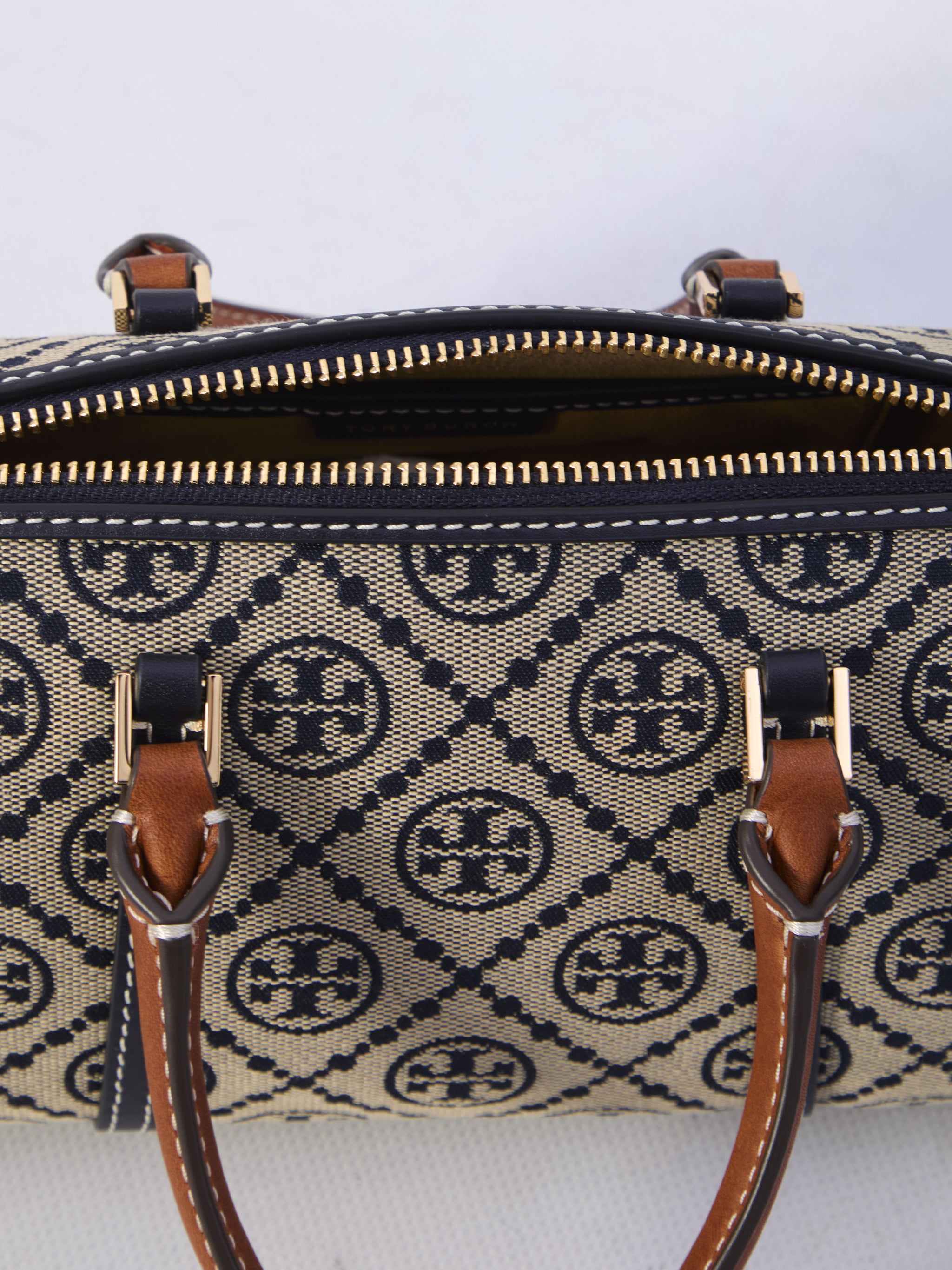 t monogram jacquard mini bag