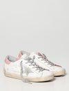 super-star classic distressed leather sneakers