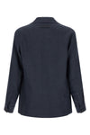 alpe jacket in linen and wool blend mélange