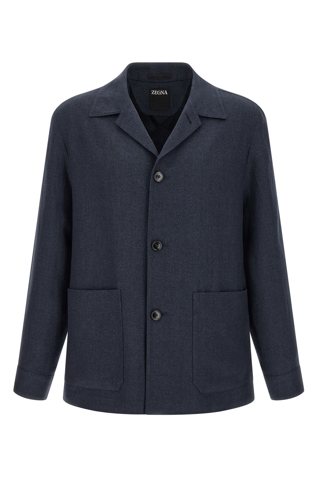 ZEGNA 50 alpe jacket in linen and wool blend mélange