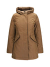 hooded padded arctic parka