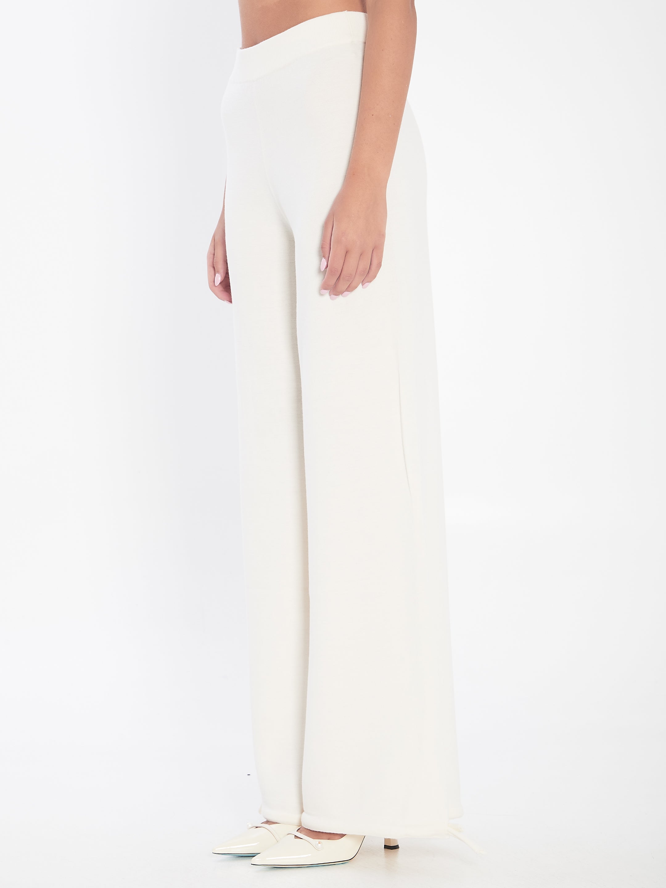 MAX MARA M trousers in wool yarn
