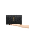 saint laurent iconic matelassé grain de poudre leather bag