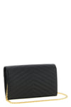 saint laurent iconic matelassé grain de poudre leather bag