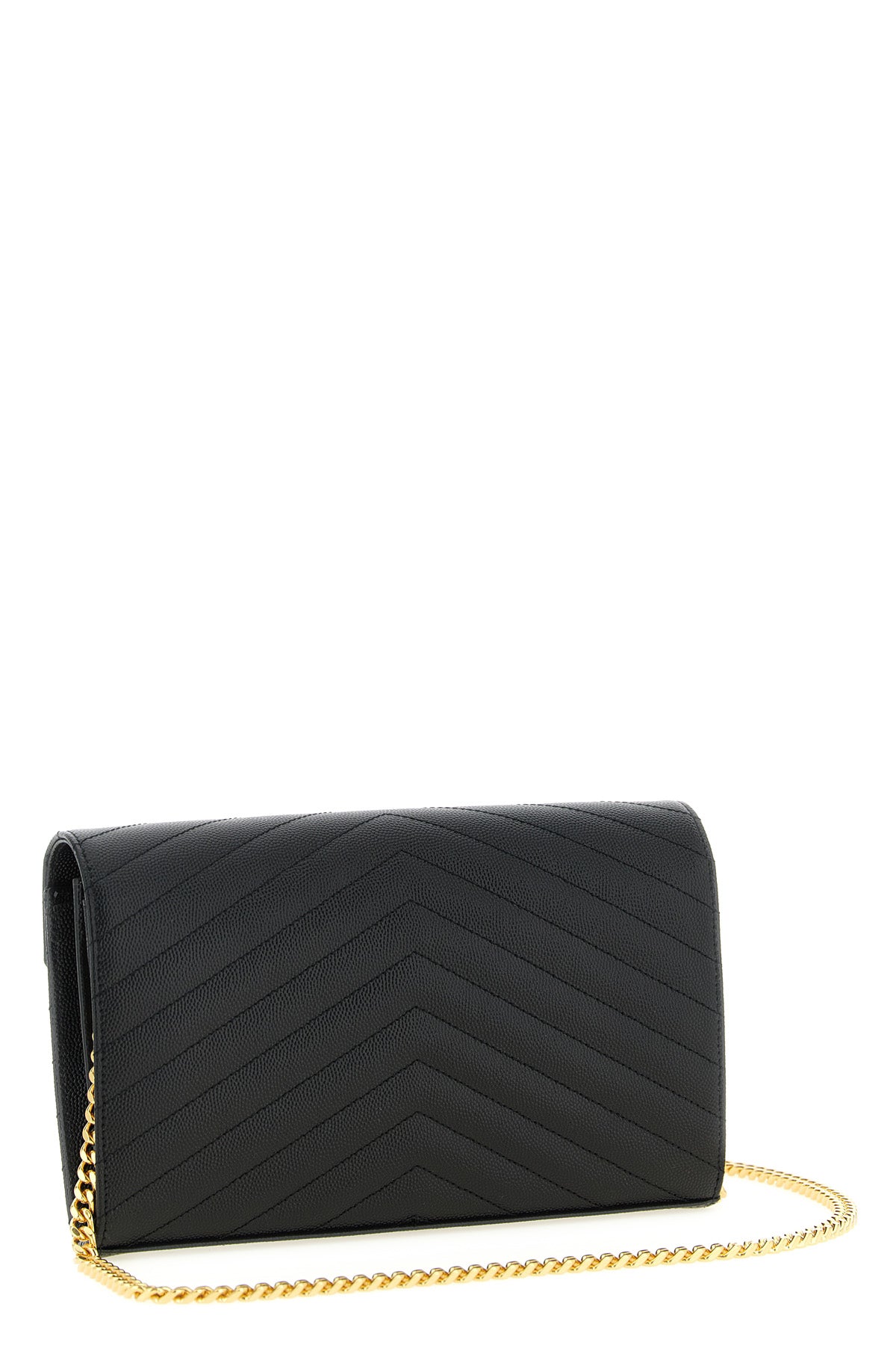 saint laurent iconic matelassé grain de poudre leather bag