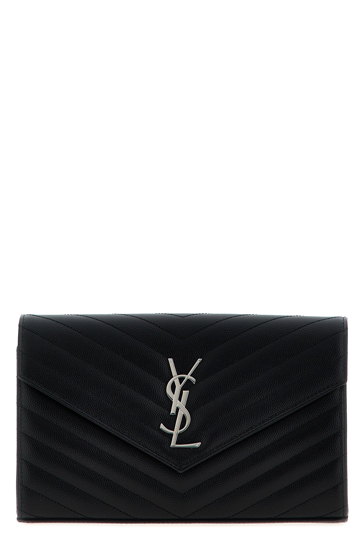 cassandre quilted grain de poudre leather clutch bag