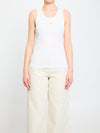 ribbed tank top with dg