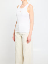 DOLCE&GABBANA 38 ribbed tank top with dg 