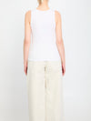ribbed tank top with dg