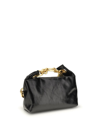 BALMAIN OS sync mini leather shoulder bag