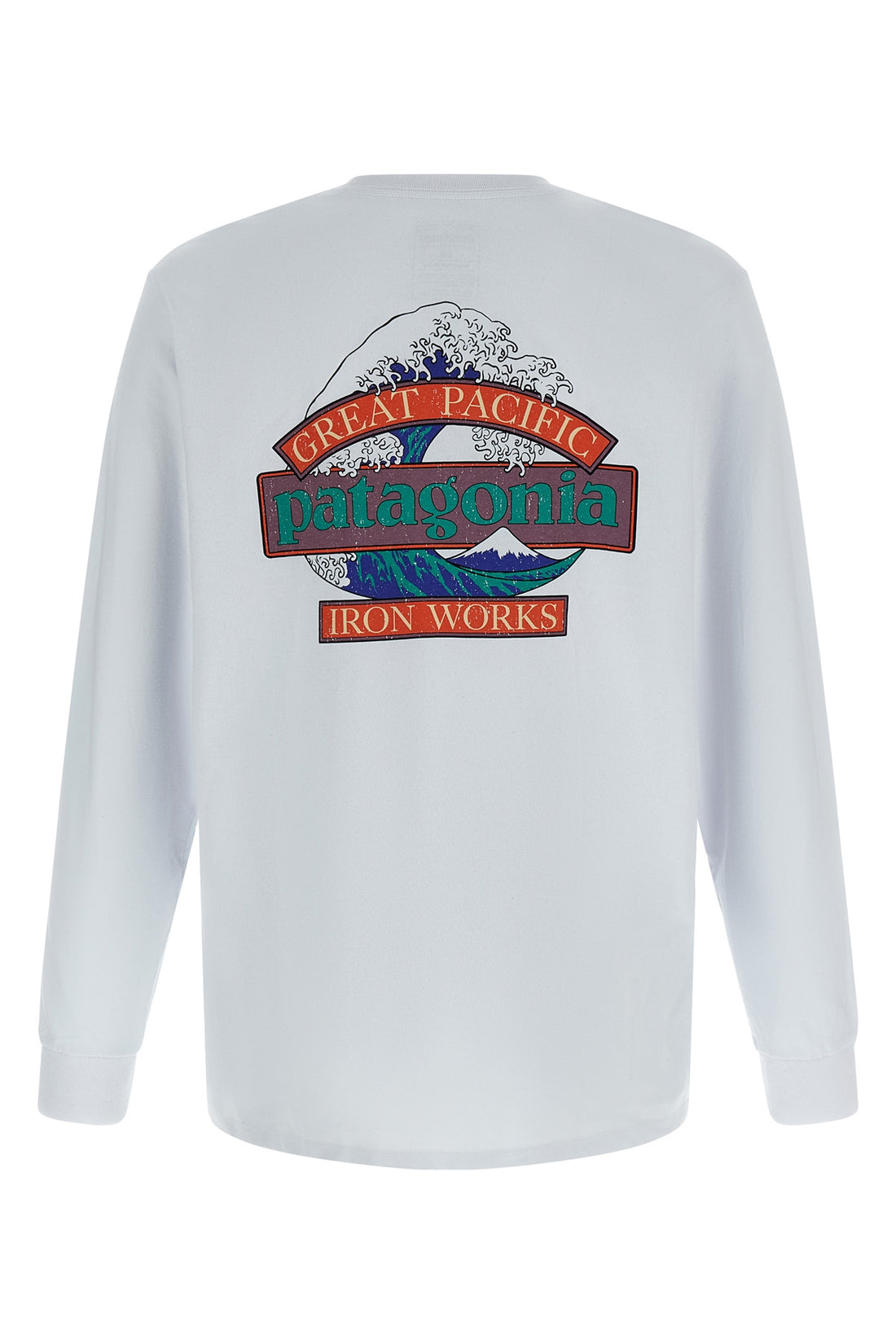 PATAGONIA L mens l/s great waves responsibili-tee® t-shirt in durable cotton blend jersey