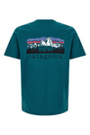 the patagonia fitz roy foothills pure cotton t-shirt