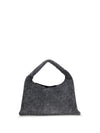 leather hop shoulder bag