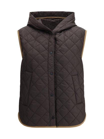 BRUNELLO CUCINELLI 40 hooded padded gilet