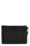 cassandre matelassé leather clutch bag