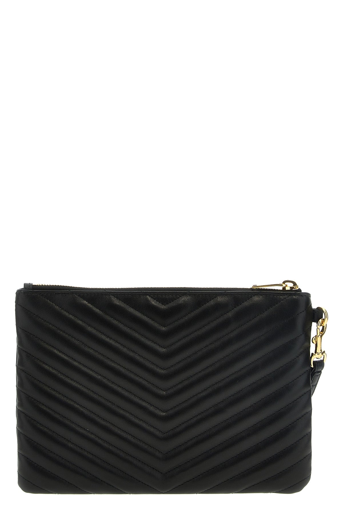 cassandre matelassé leather clutch bag