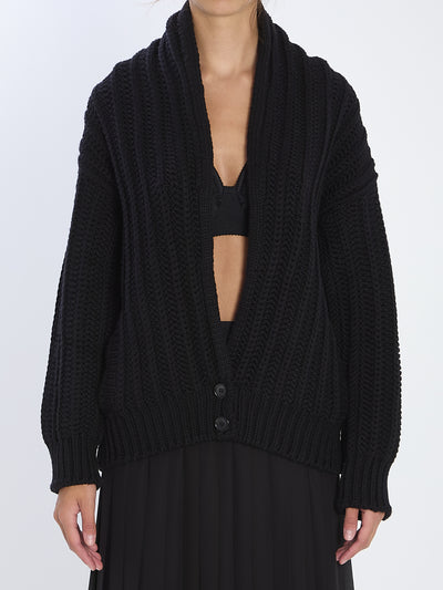 virgin wool cardigan