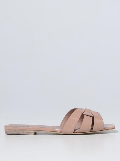 SAINT LAURENT 40 tribute patent leather sandals