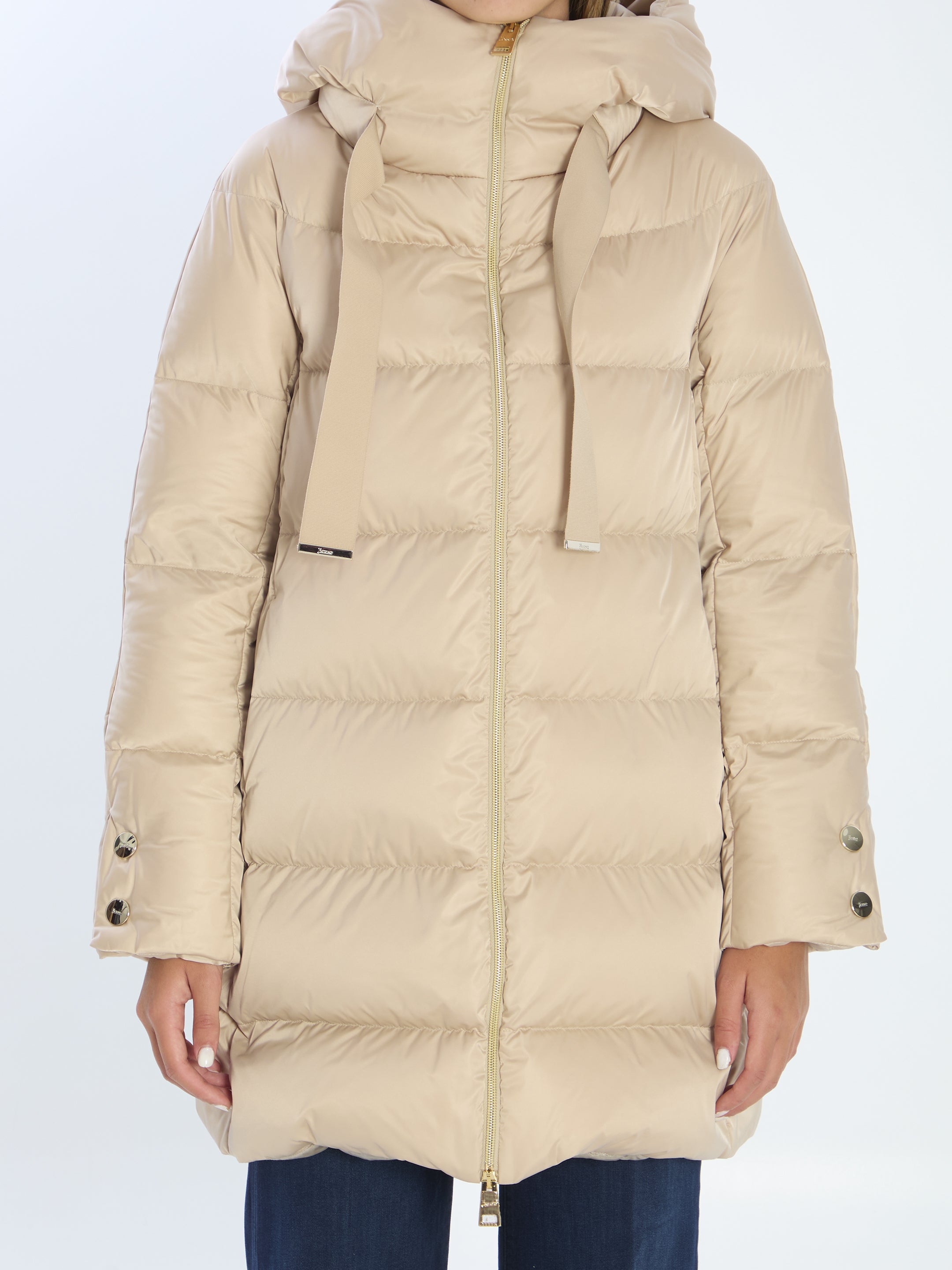 HERNO 38 a-shape puffer jacket 