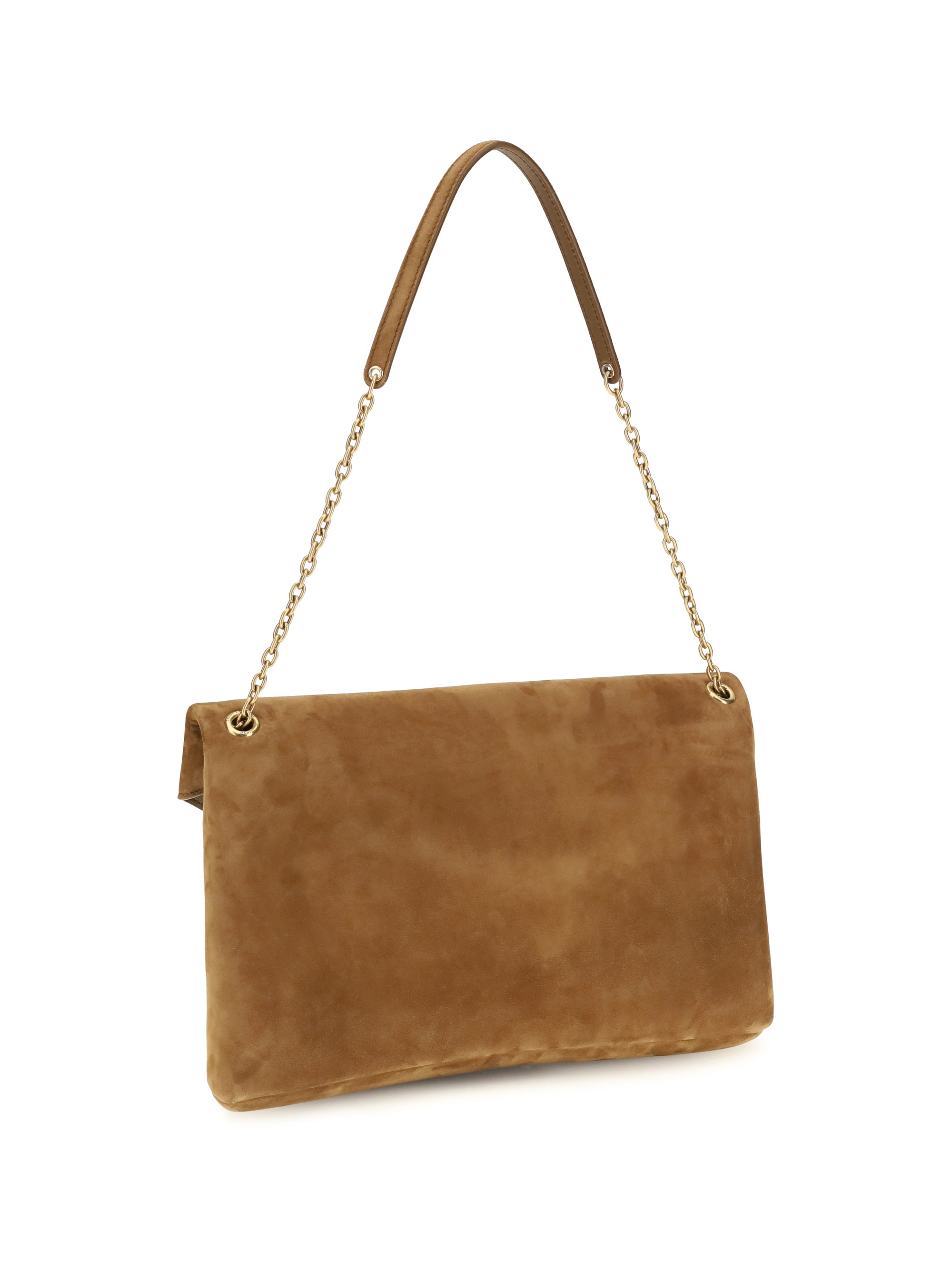 cassandre suede shoulder bag