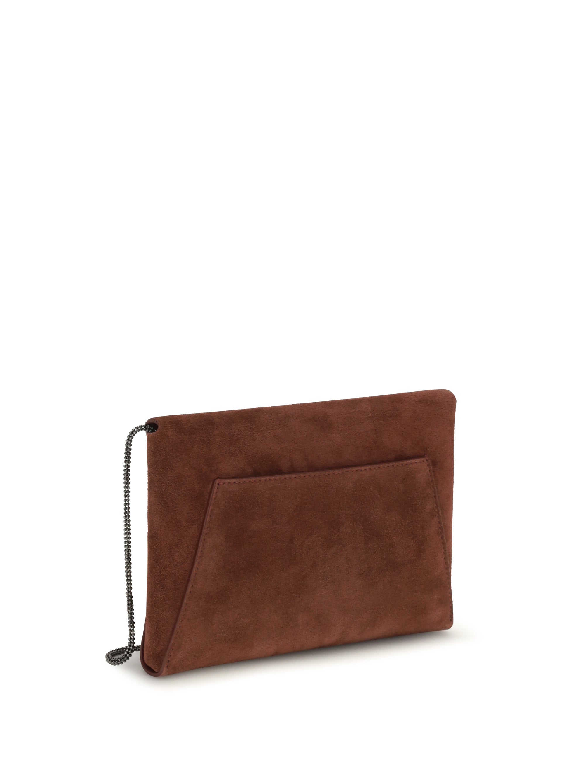 bc duo suede clutch bag