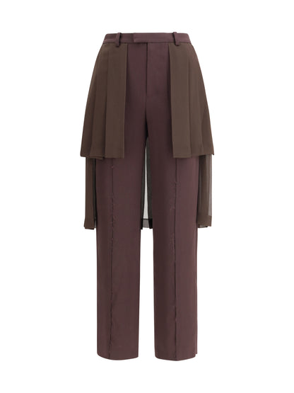 UNDERCOVER 2 organza pants