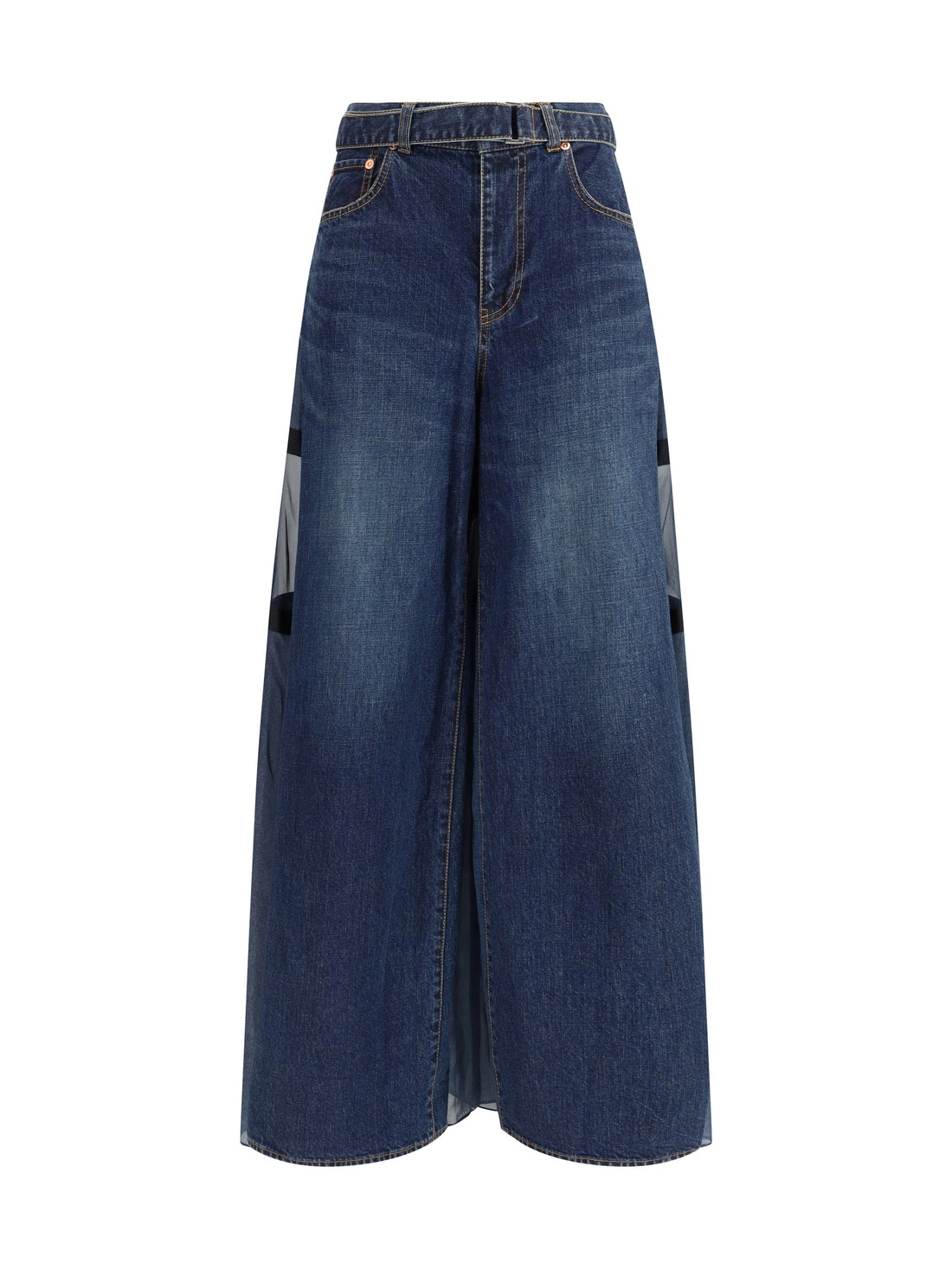 SACAI 1 denim pants with liner back