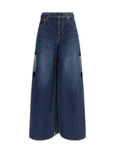 SACAI 1 denim pants with liner back