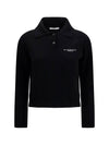 wool and cashmere polo sweater