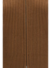 carnet ribbed cardigan