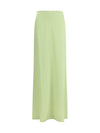 classic long silk skirt