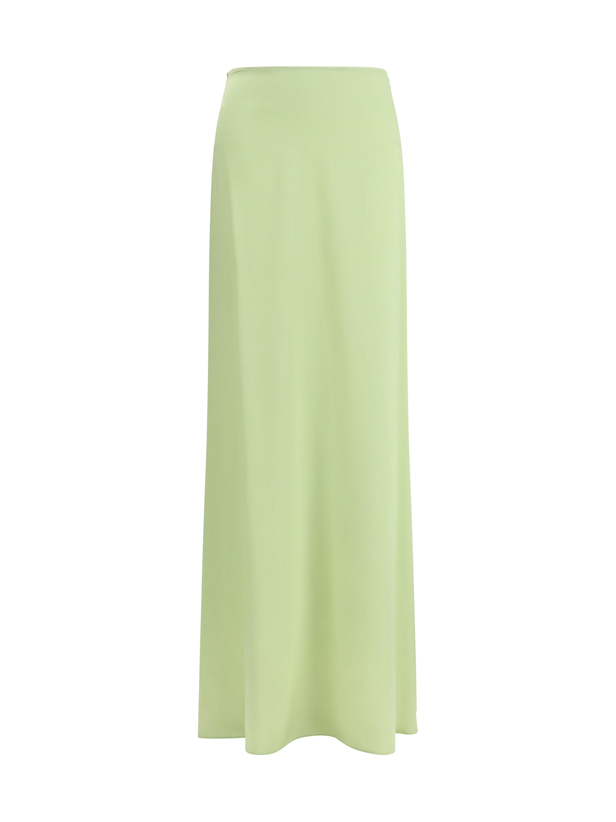 classic long silk skirt