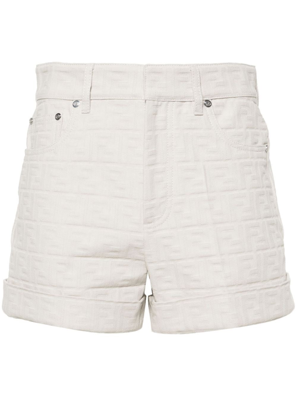 Fendi Ff Denim Short