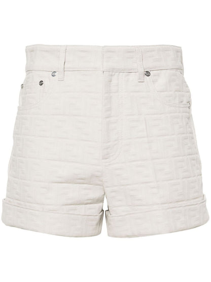 Fendi Ff Denim Short