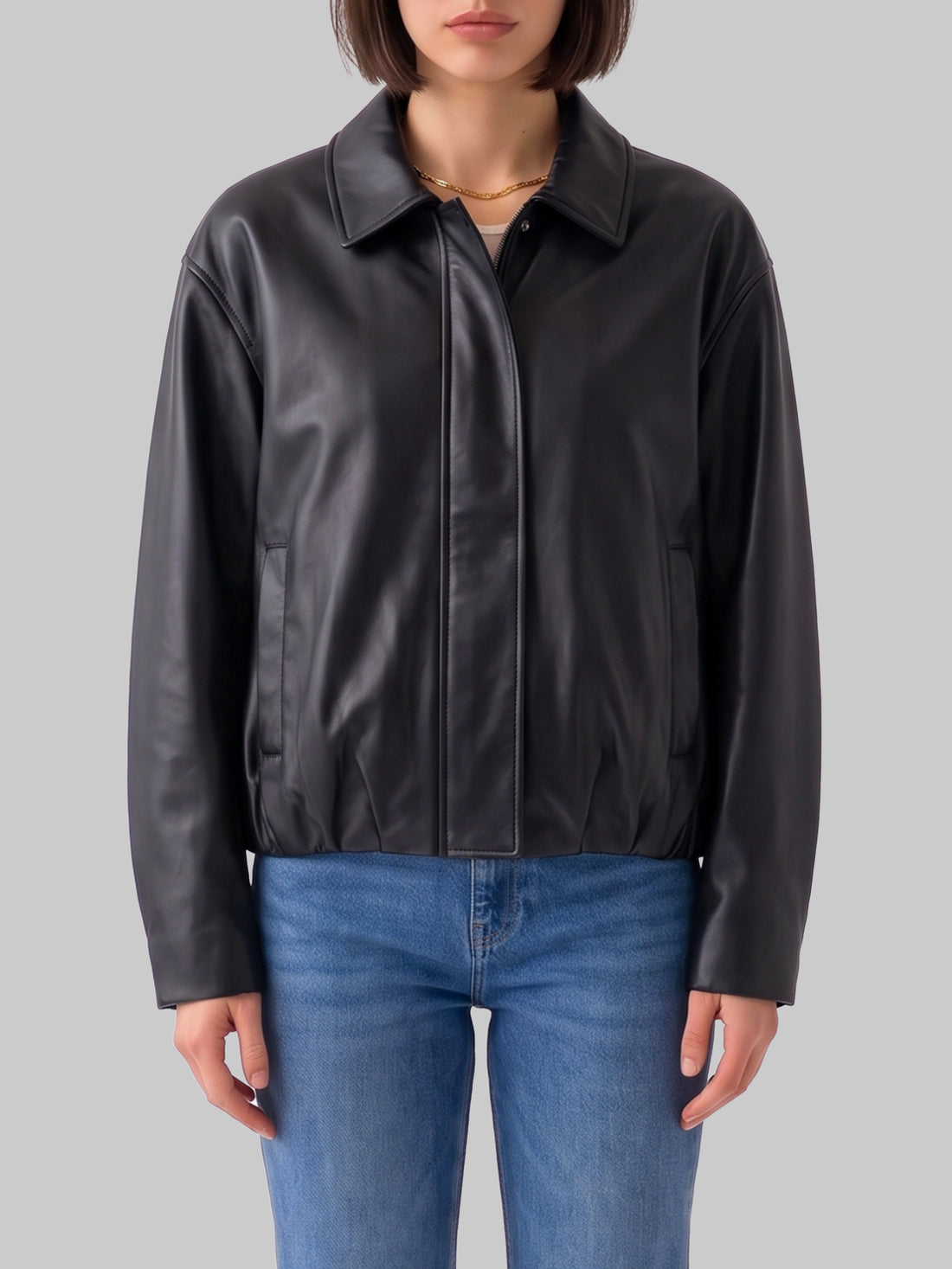 ARMA 36 melis black leather jacket 