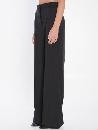 MAX MARA 40 straight-leg trousers in light wool